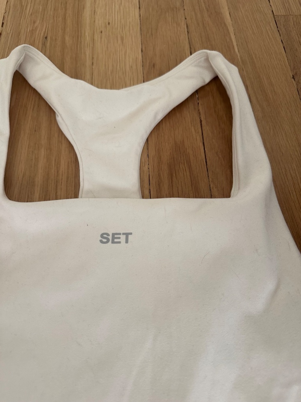 Set active cream racerback tennis dress - Picture 4 of 4